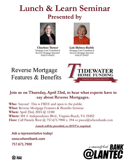 Reverse Mortgage Lunch & Learn