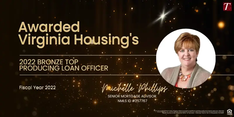 Loan Officer Named Virginia Housing 2022 Bronze Top Producing Loan Officer